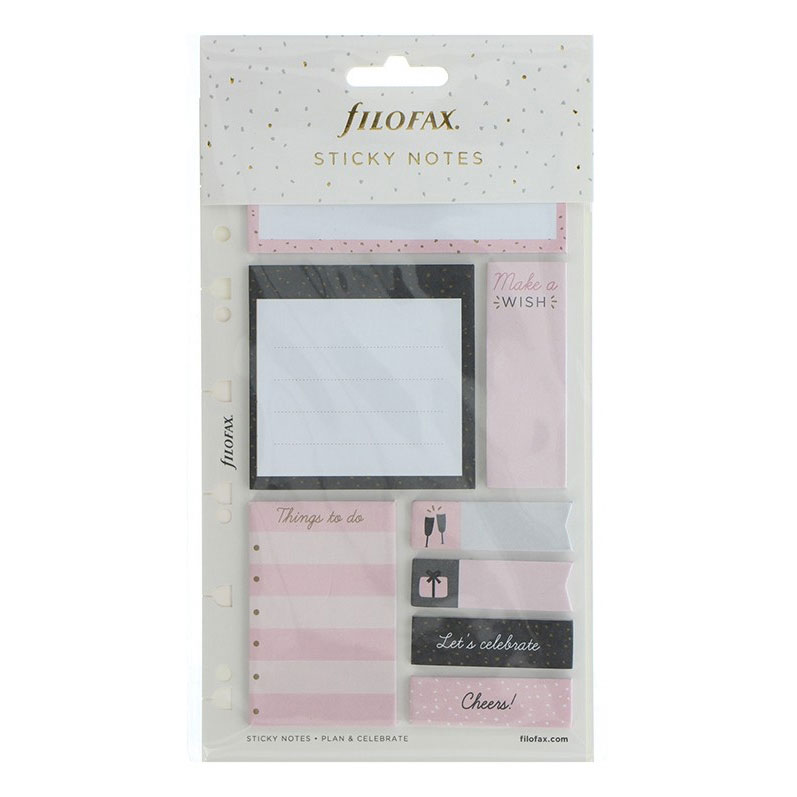 Set Blocos de Notas Aderentes Filofax Confetti 132702 C/8 ( Imagem 2 de 4 ) - Preview
