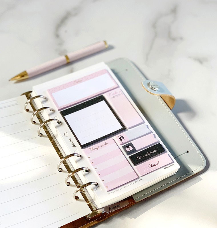 Set Blocos de Notas Aderentes Filofax Confetti 132702 C/8 ( Imagem 3 de 4 ) - Preview