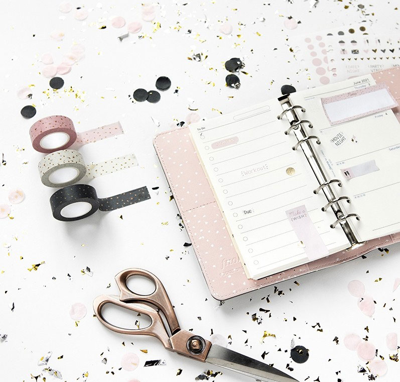 Set Washi Tape Filofax Confetti 132705 C/3 ( Imagem 4 de 4 ) - Preview