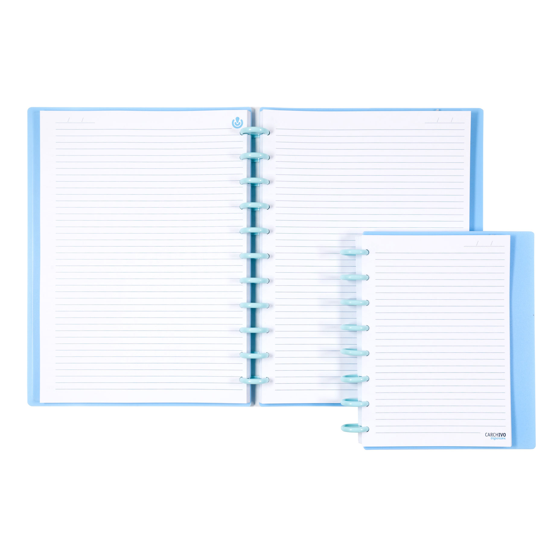 Caderno Ingeniox A4 Pautado 100FL Azul com Elástico 66004010 ( Imagem 4 de 4 ) - Preview