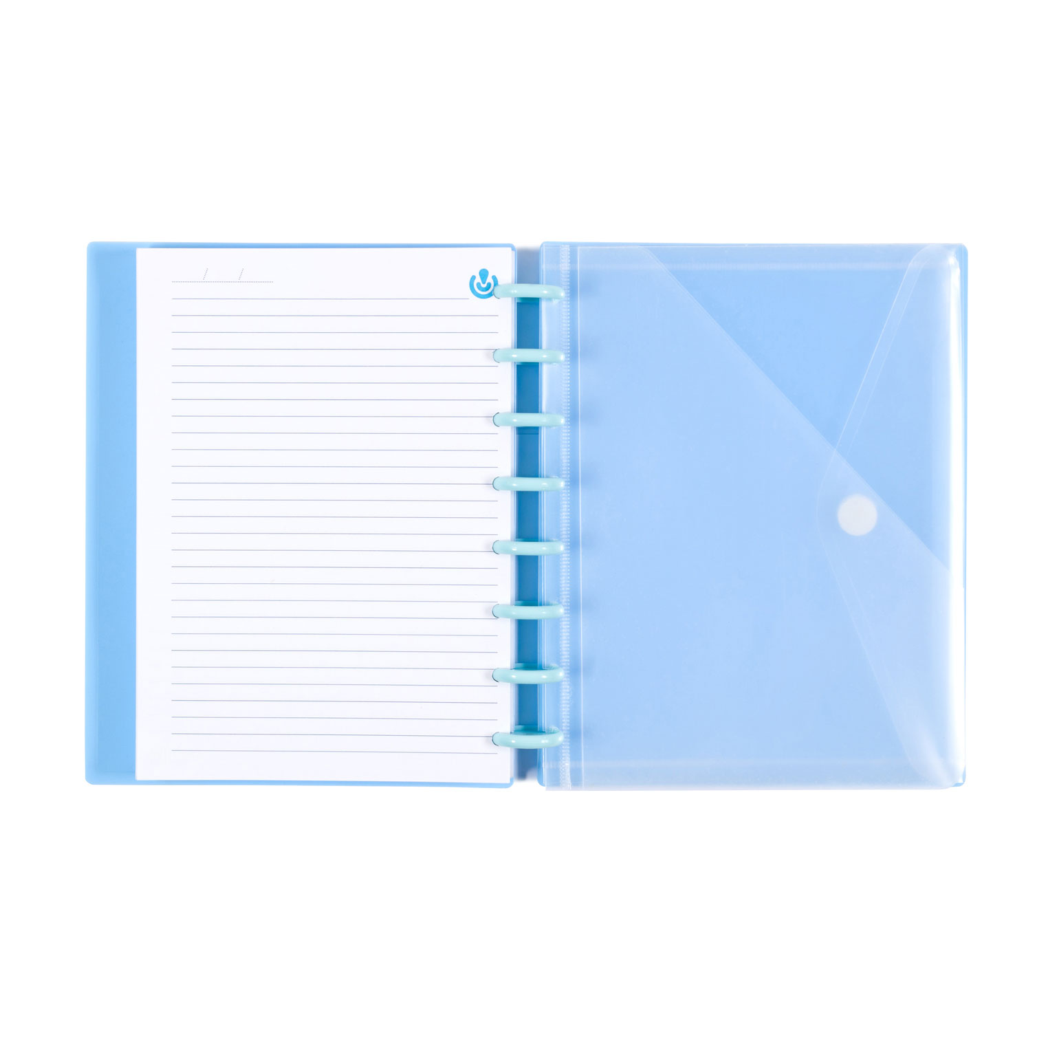Envelope A5 para Caderno Ingeniox PP Transparente com Velcro 66125001 ( Imagem 4 de 4 ) - Preview