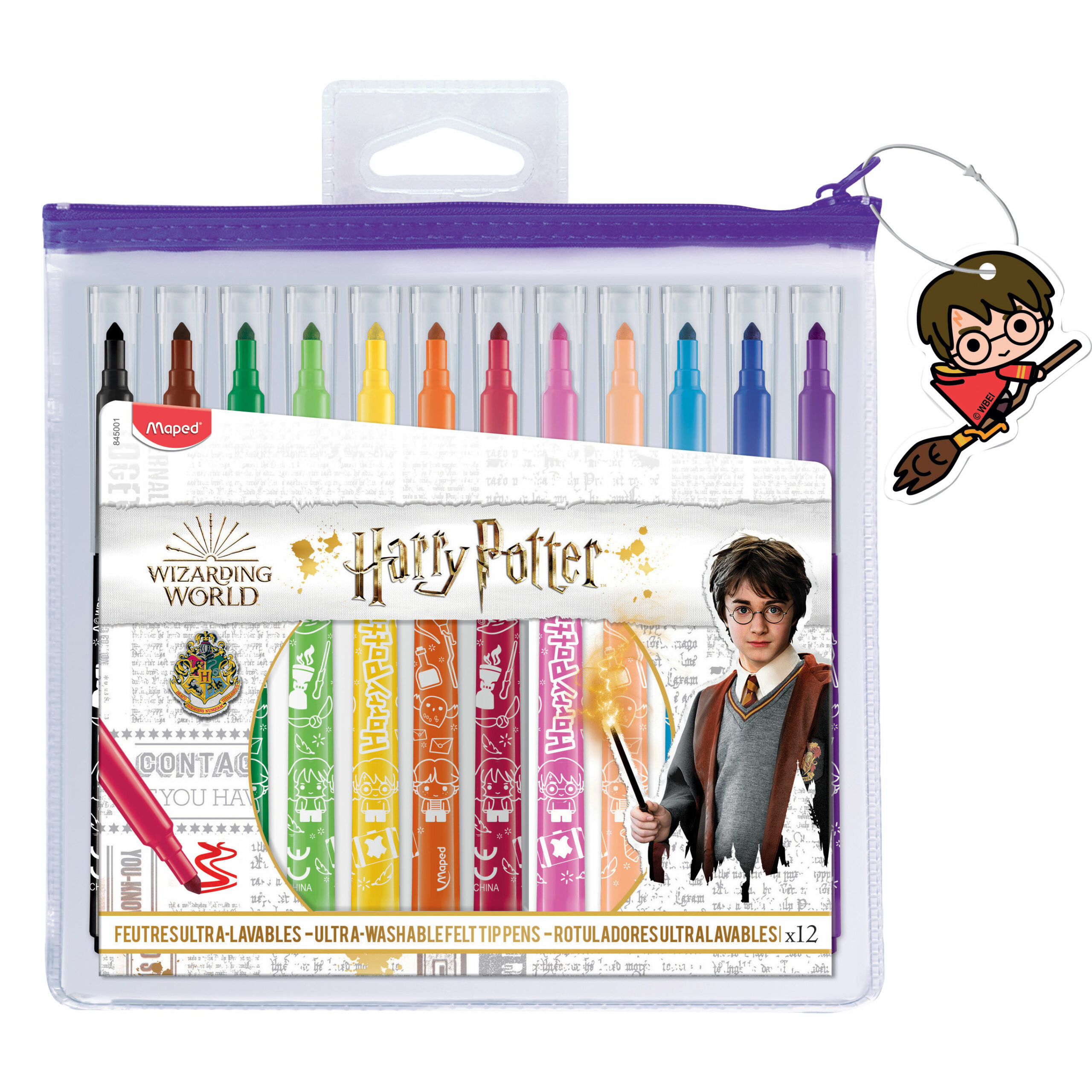 Canetas de Feltro Maped Harry Potter Blister C/12 845001 ( Imagem 2 de 2 ) - Preview