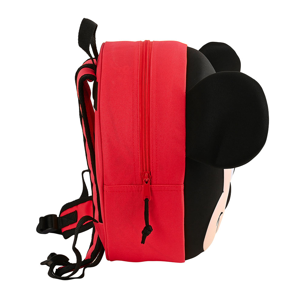 Mochila Safta 3D Redonda Mickey Mouse 2022 31X31X10Cm 642263358 ( Imagem 4 de 4 ) - Preview