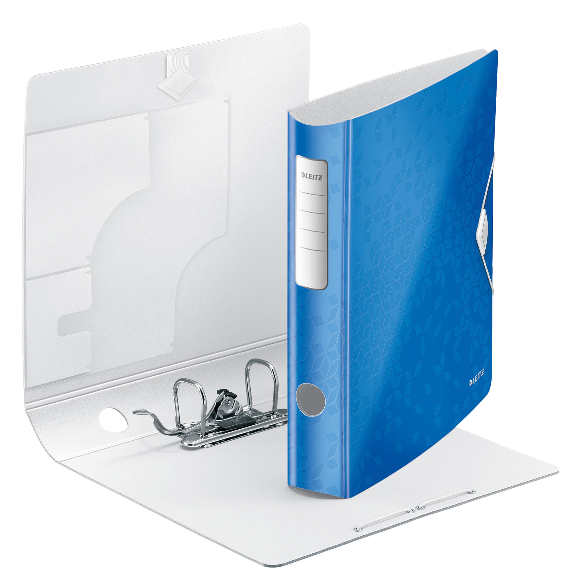 Pasta de Arquivo Leitz Wow A4 Comercial L/50 2 Arg. Azul 11070136 ( Imagem 3 de 4 ) - Preview