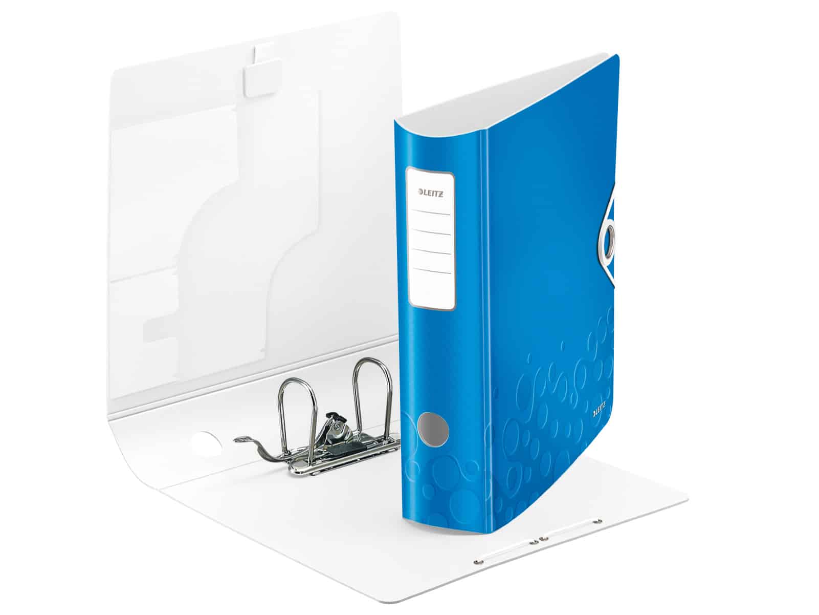 Pasta de Arquivo Leitz Wow A4 Comercial L/75 2 Arg. Azul 11060136 ( Imagem 2 de 4 ) - Preview