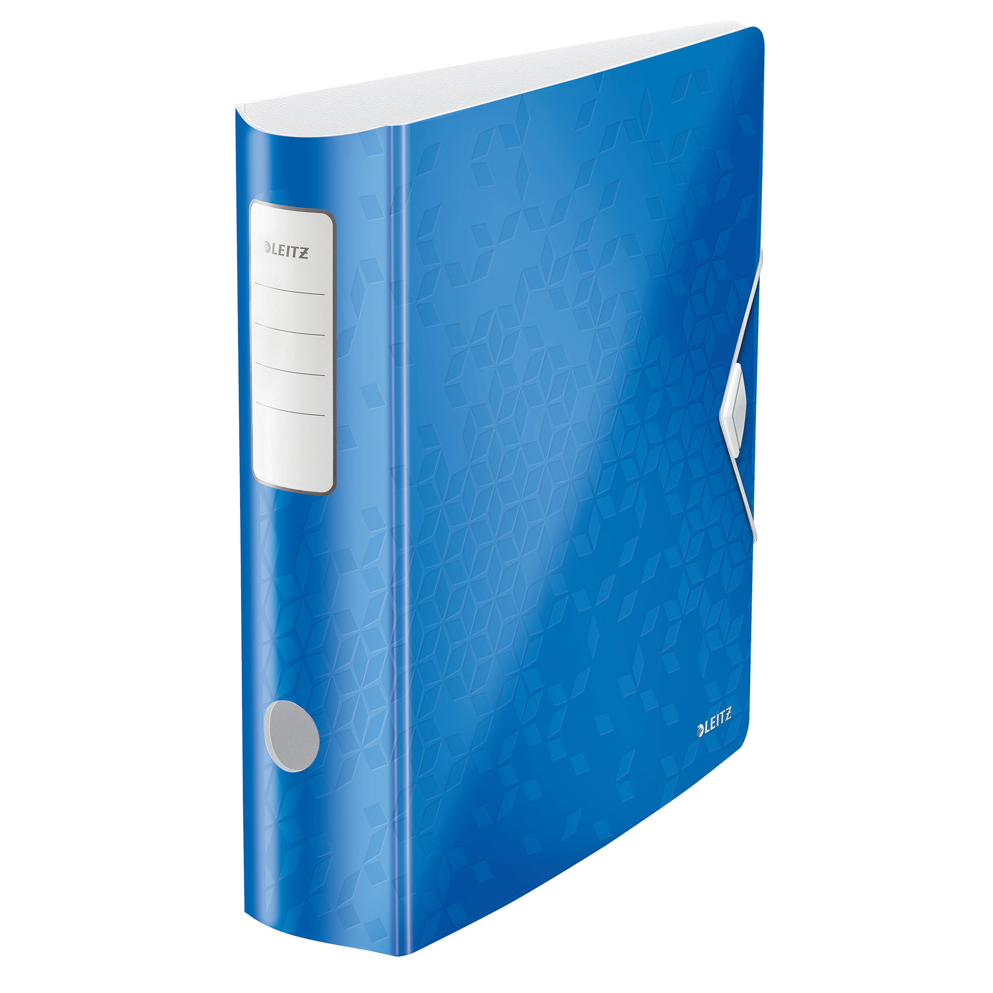 Pasta de Arquivo Leitz Wow A4 Comercial L/75 2 Arg. Azul 11060136 ( Imagem 3 de 4 ) - Preview