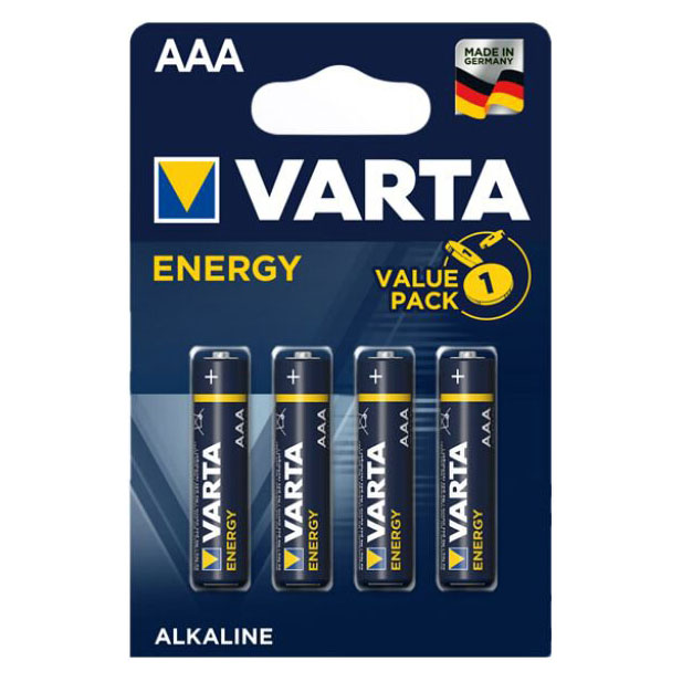 Pilha Alcalina Varta Energy 4003-4103/Lr03-AAA 1.5V Micro Blister C/4 Lowcost ( Imagem 2 de 3 ) - Preview