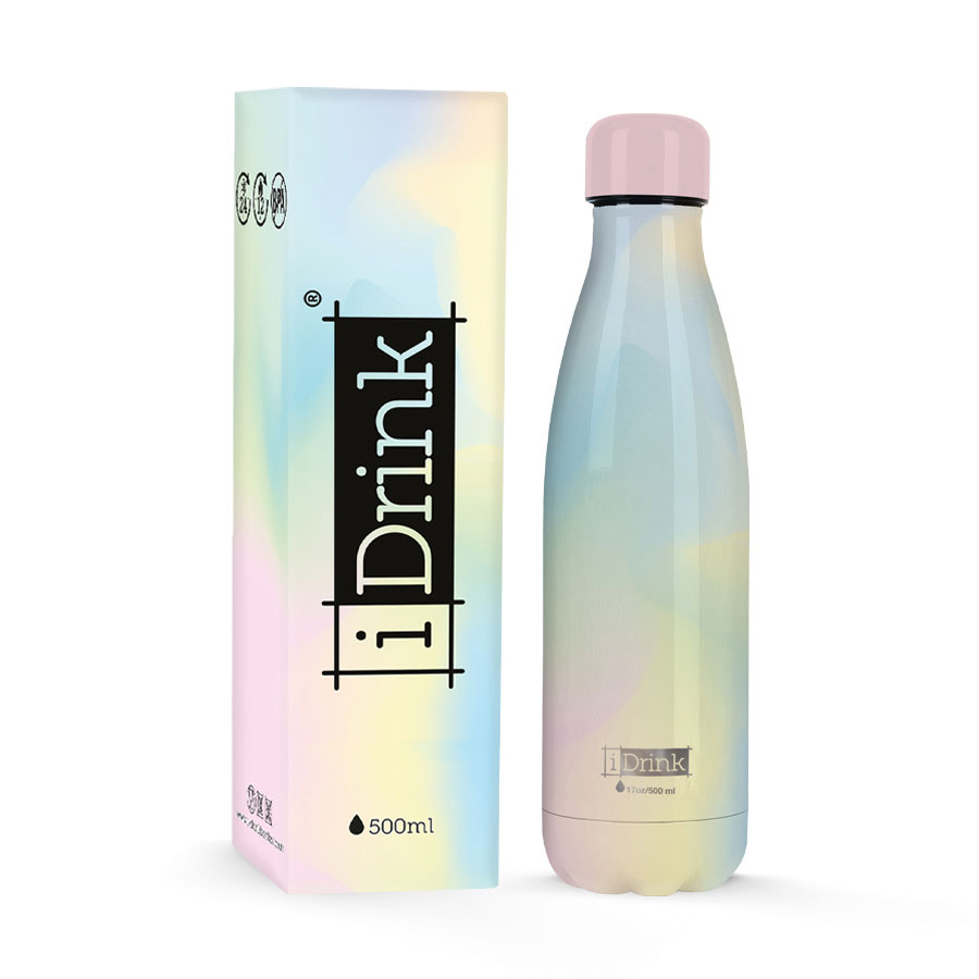 Garrafa Térmica I Drink 500ml Rainbow Dream Id0095 ( Imagem 2 de 2 ) - Preview
