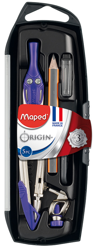 Compasso Maped Origin  - Caixa com 5 Peças - 305812 5 ( Imagem 3 de 3 ) - Preview