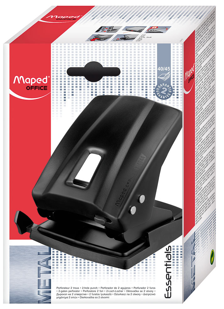 Furador Maped Essentials - Metal - Capacidade 45 Folhas ( Imagem 4 de 4 ) - Preview
