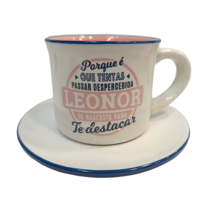 Chavena De Cafe C/Nome Leonor ( Imagem 2 de 2 ) - Preview