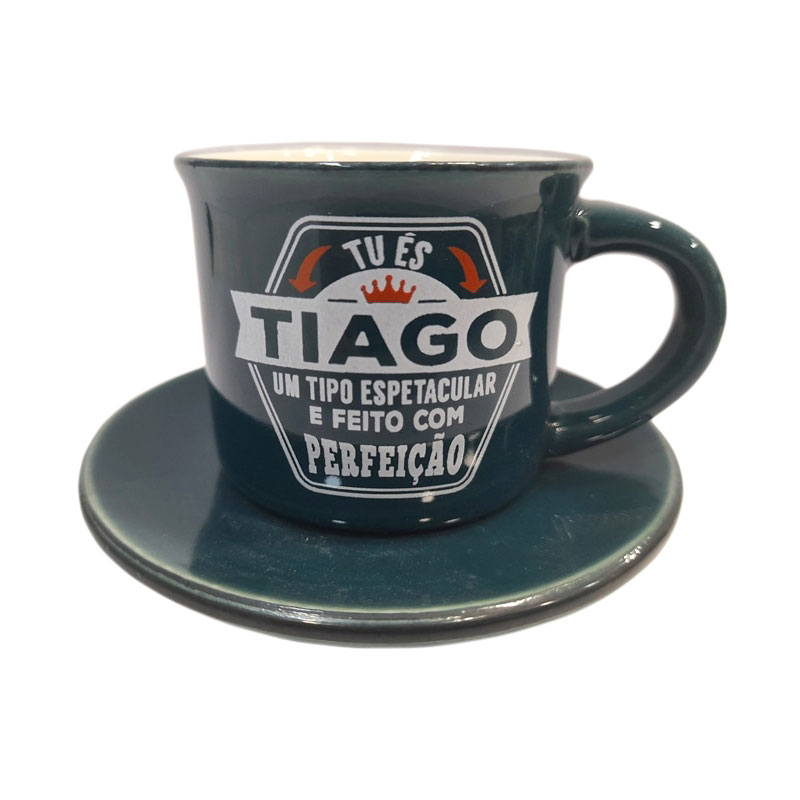 Chavena De Cafe C/Nome Tiago ( Imagem 2 de 2 ) - Preview