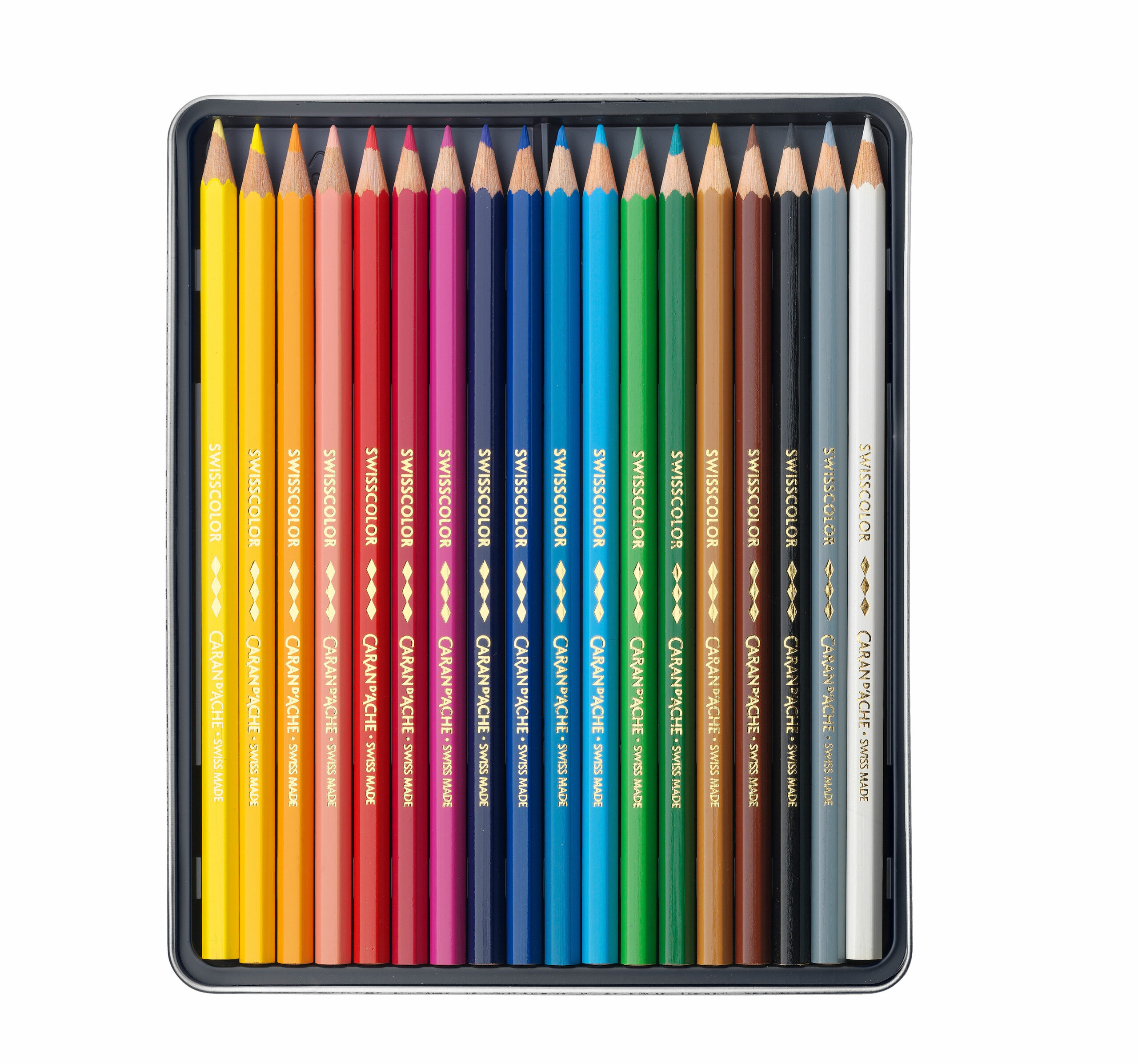 CARAN D´ACHE - CX. C/18 LAPIS DE COR - 1284.718 ( Imagem 3 de 3 ) - Preview