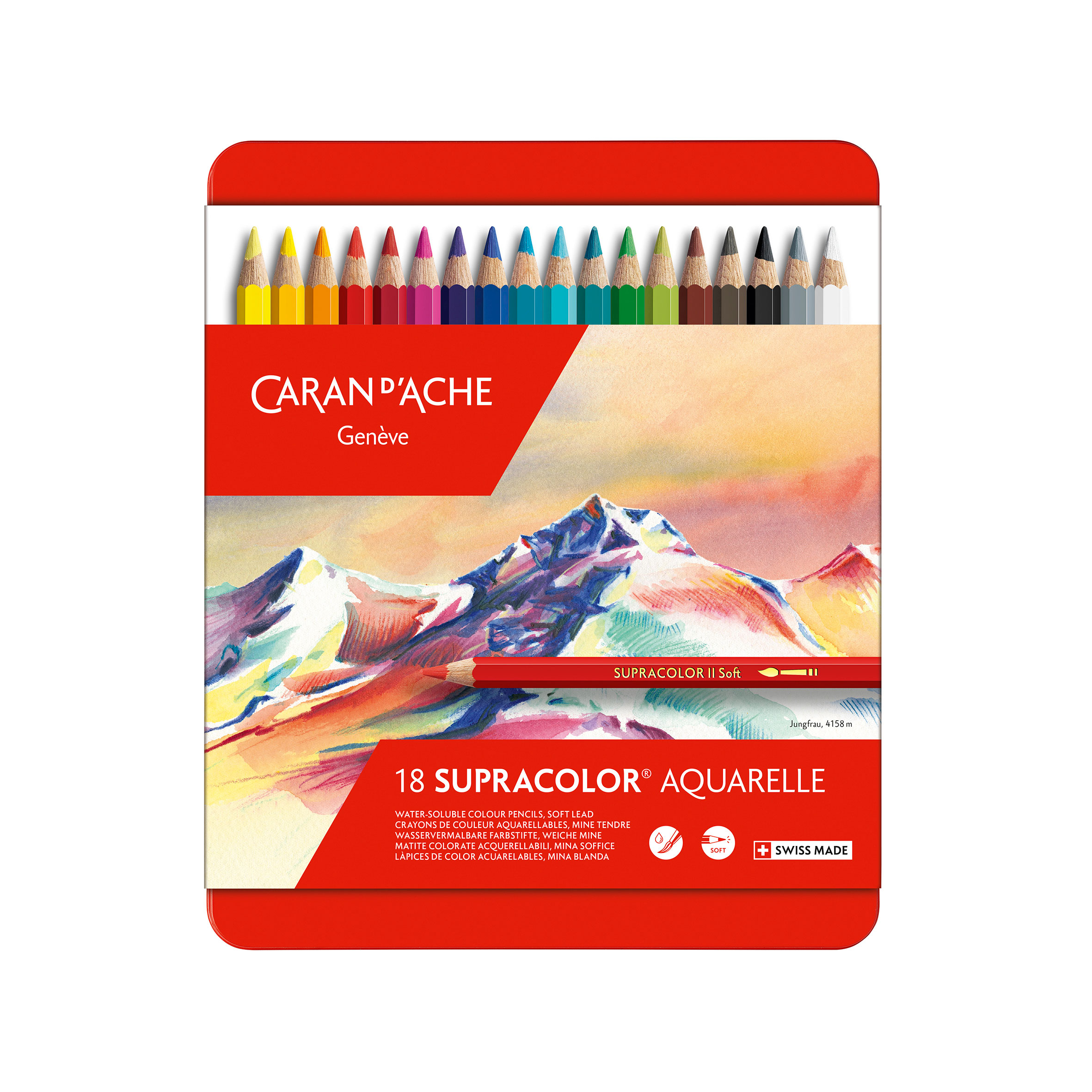 SUPRACOLOR, Caixa METÁLICA C/ 18 CORES  ( Imagem 4 de 4 ) - Preview