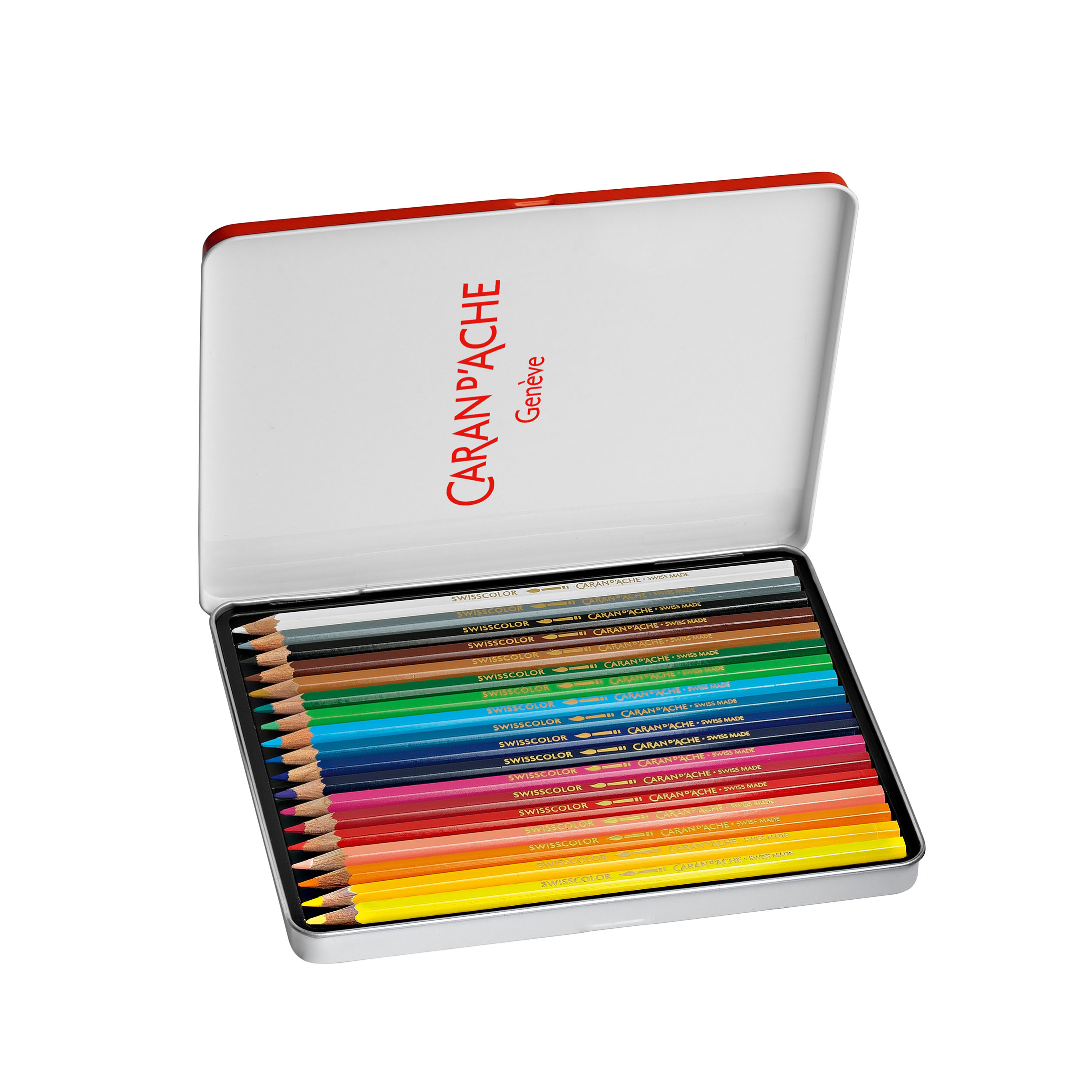 SWISSCOLOR LAPIS COR,, CX. METÁLICA C/ 18 CORES ( Imagem 2 de 4 ) - Preview