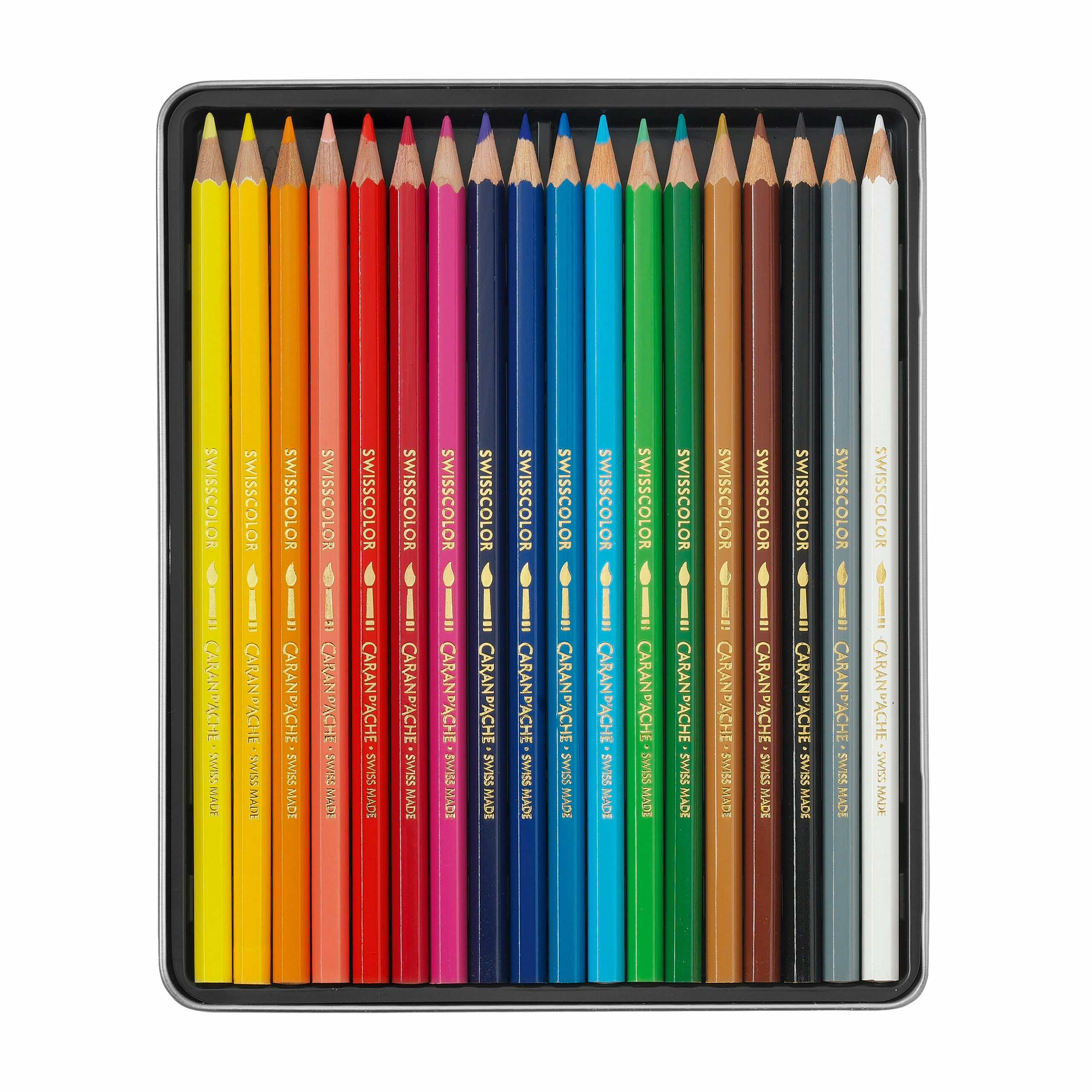 SWISSCOLOR LAPIS COR,, CX. METÁLICA C/ 18 CORES ( Imagem 3 de 4 ) - Preview