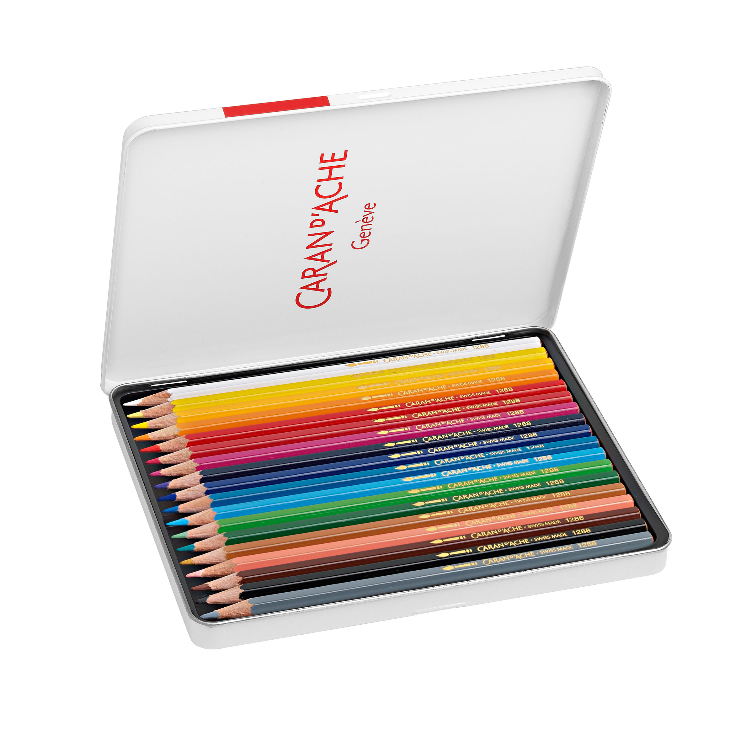 Lápis de Cor Caran d'Ache - Caixa de 18 lápis Fancolor Aguarela ( Imagem 2 de 4 ) - Preview