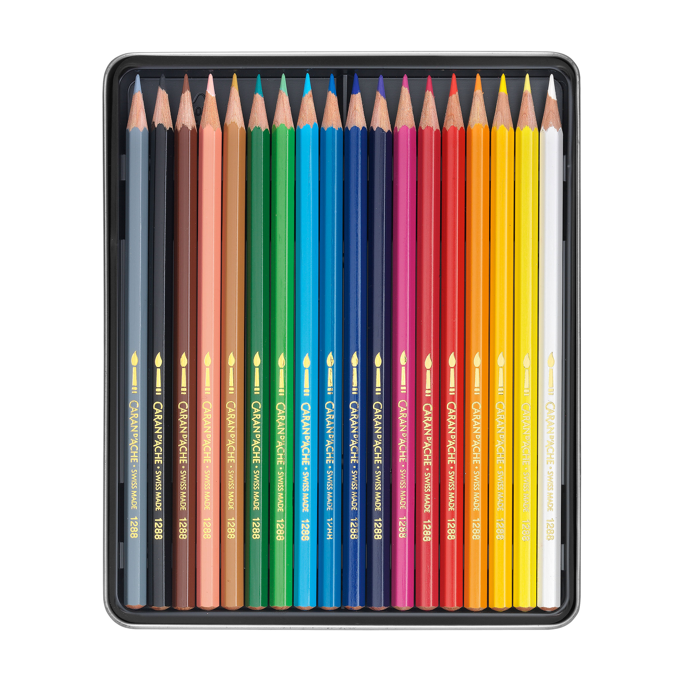 Lápis de Cor Caran d'Ache - Caixa de 18 lápis Fancolor Aguarela ( Imagem 3 de 4 ) - Preview