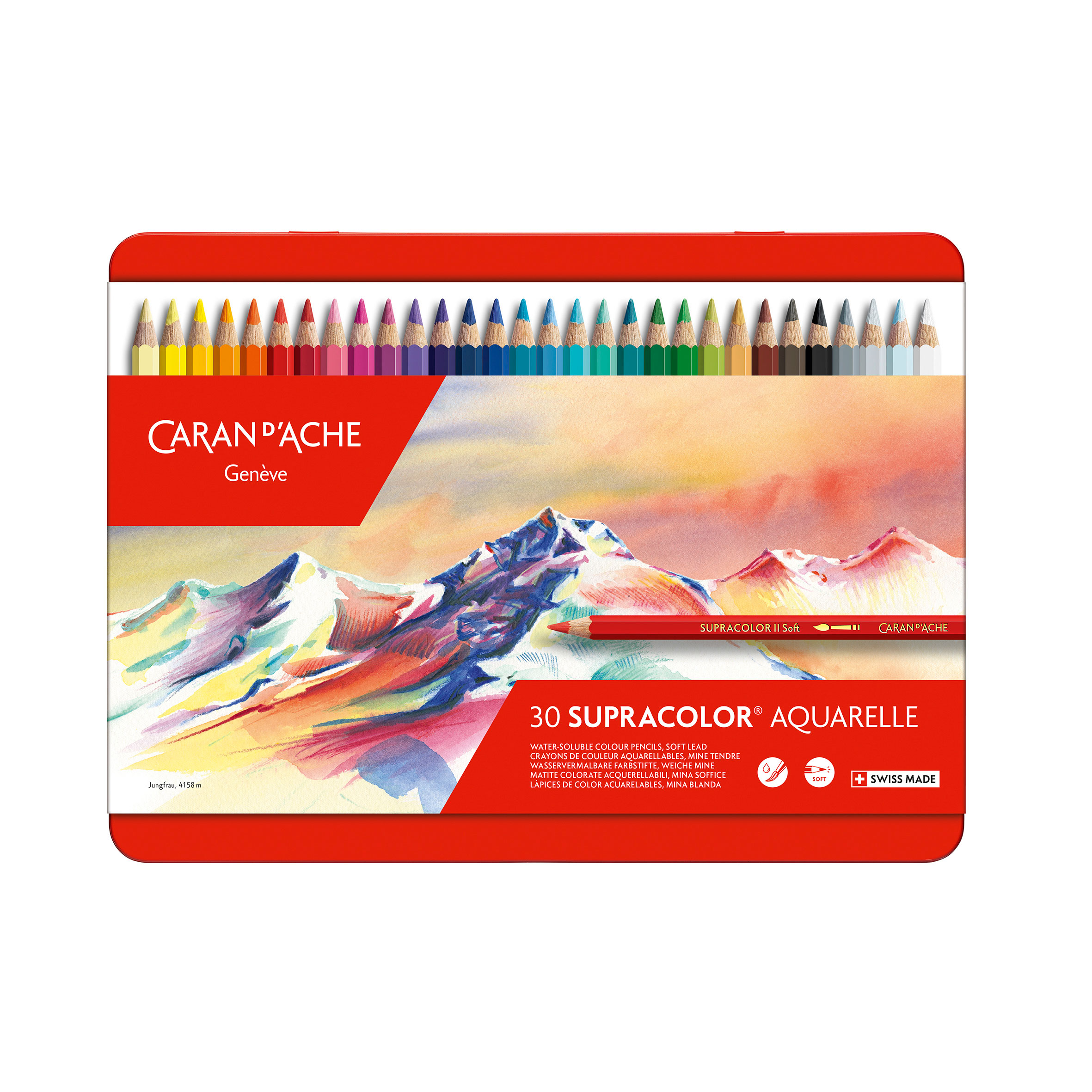 Lapis De Cor Caran D'Ache Supracolor 3888.330 Cx C/30 ( Imagem 4 de 4 ) - Preview