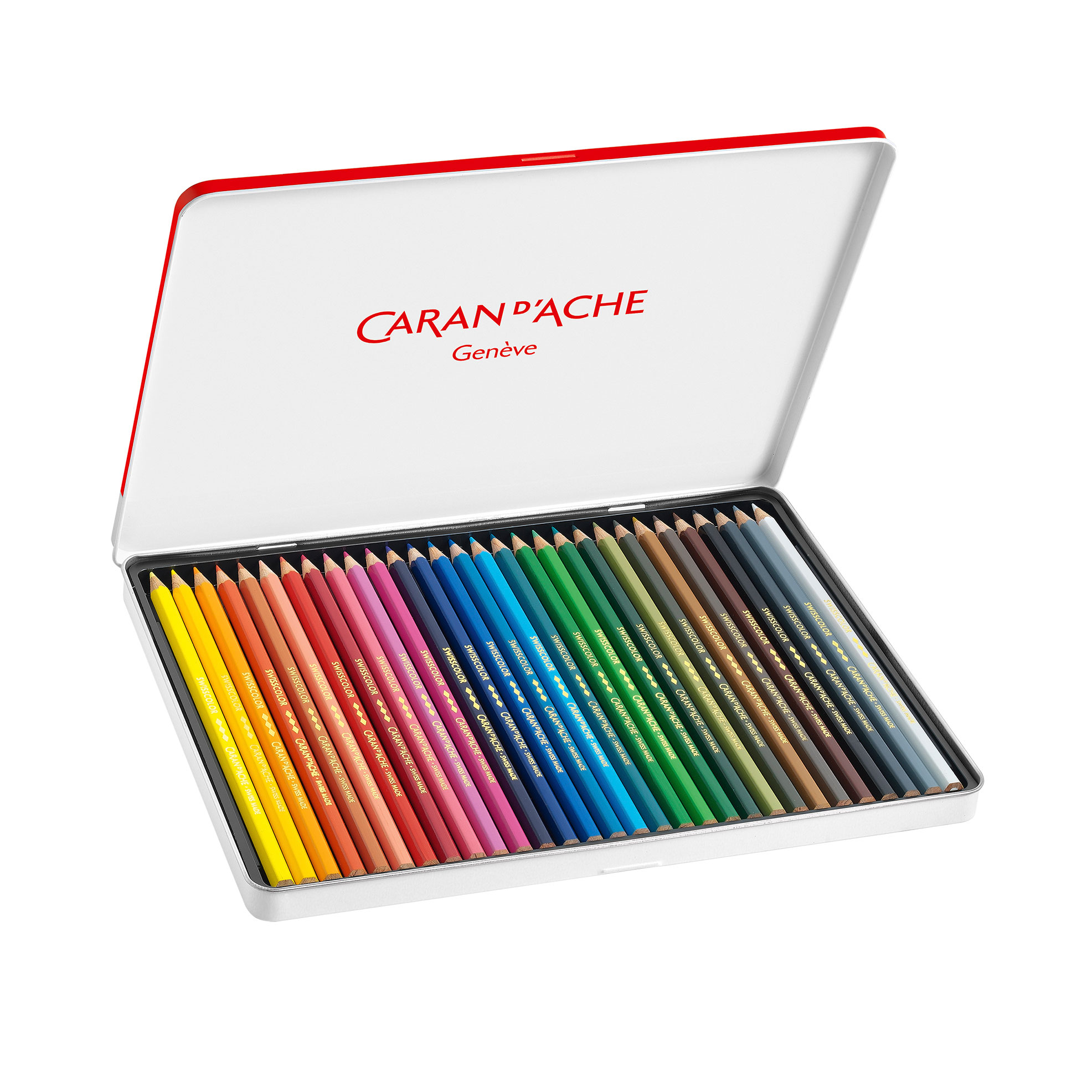 Lapis De Cor Caran D'Ache Swiss Cx Metal C/30 1284.730 ( Imagem 2 de 3 ) - Preview