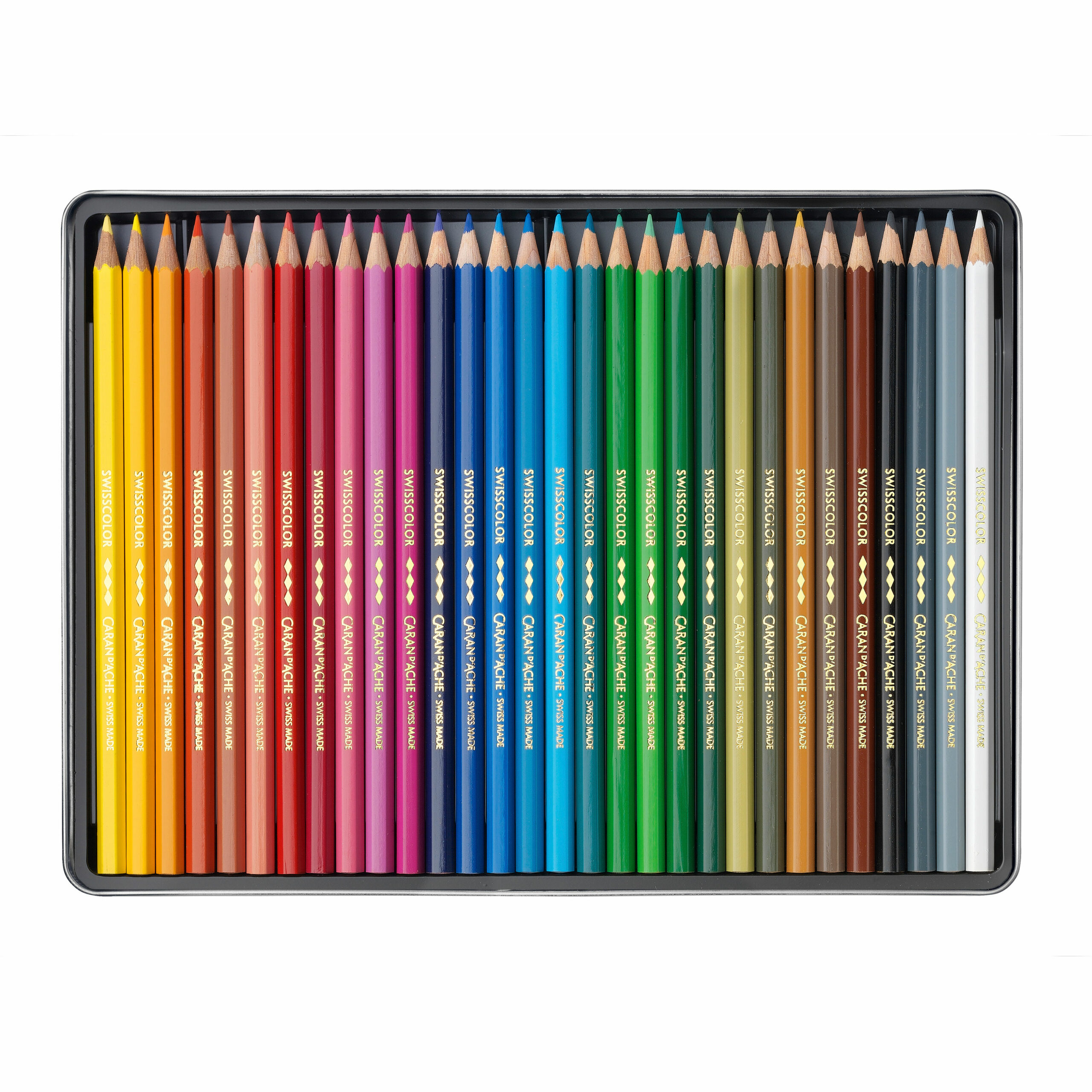 Lapis De Cor Caran D'Ache Swiss Cx Metal C/30 1284.730 ( Imagem 3 de 3 ) - Preview
