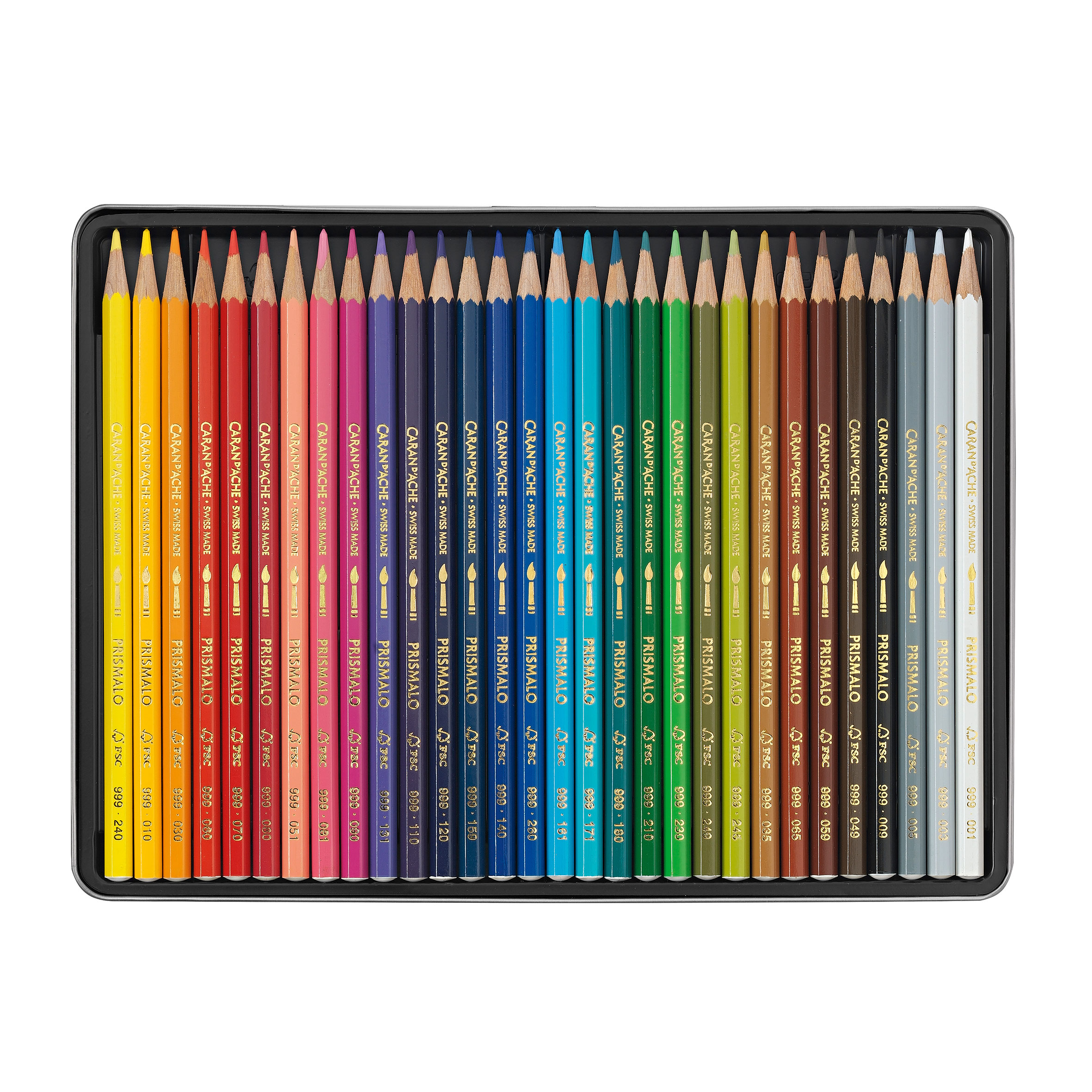 Lápis de Cores Prismalo Aguareláveis Caixa Metálica de 30 Cores Sortidas ( Imagem 4 de 5 ) - Preview