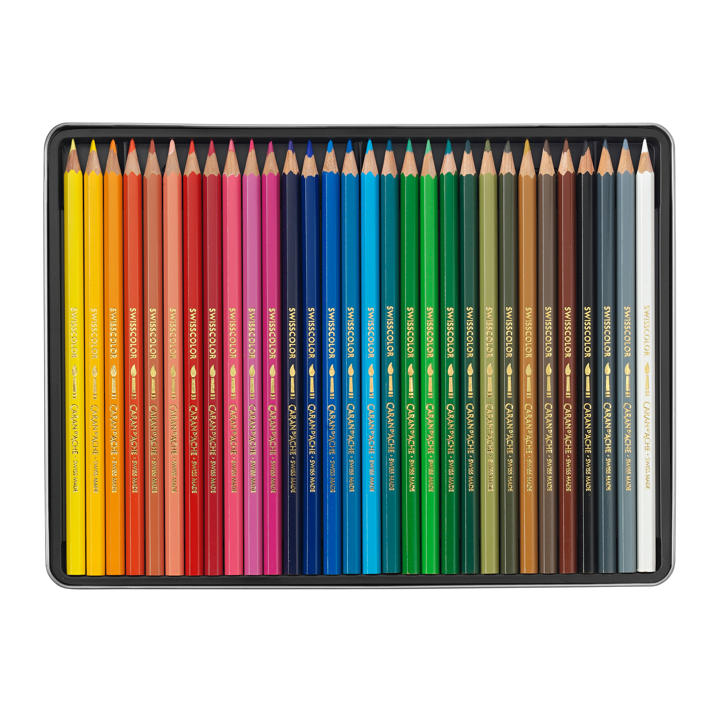 SWISSCOLOR LAPIS COR,, CX. METÁLICA C/ 30 CORES ( Imagem 3 de 4 ) - Preview