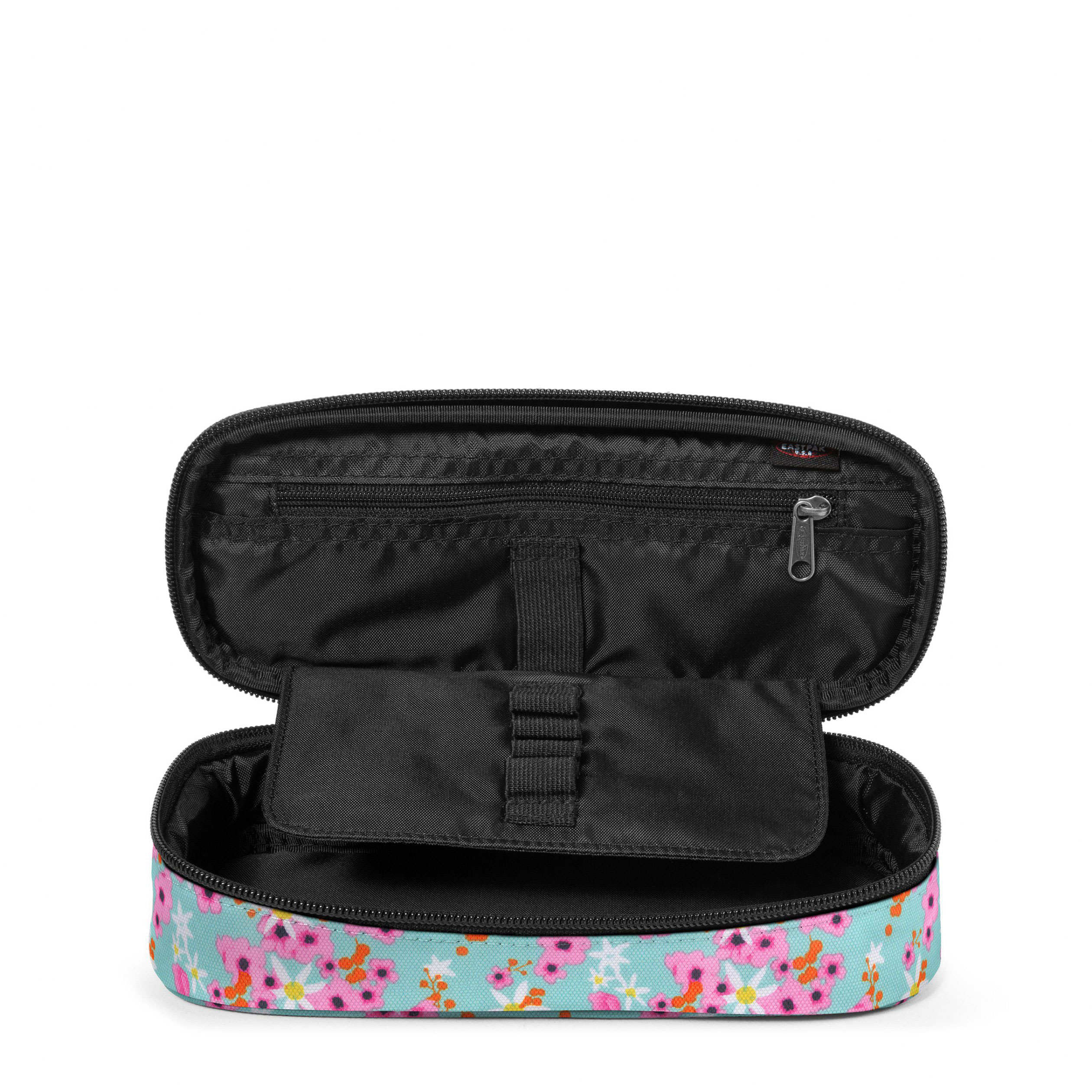 Estojo Escolar Eastpak Oval Ditsy Turquoise Ek000717U521 ( Imagem 3 de 3 ) - Preview
