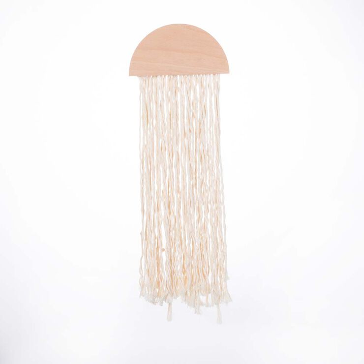 Kit Macrame Funkyfish Moldura Semi-Circulo De Madeira 300-30076 ( Imagem 2 de 2 ) - Preview