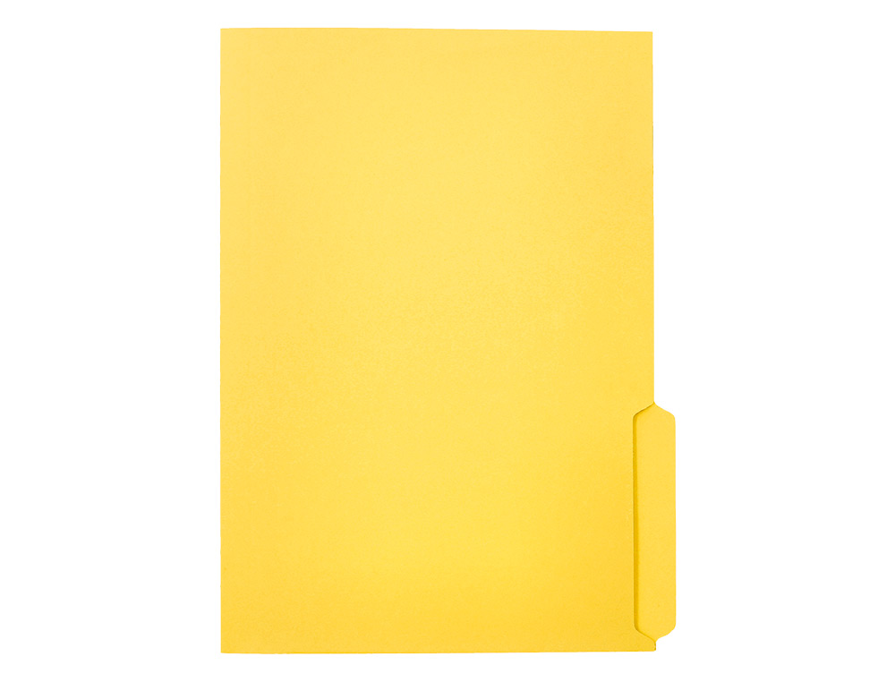 Classificador cartolina liderpapel folio pestana superior 240g/m2 amarelo (50 unidades) ( Imagem 4 de 18 ) - Preview