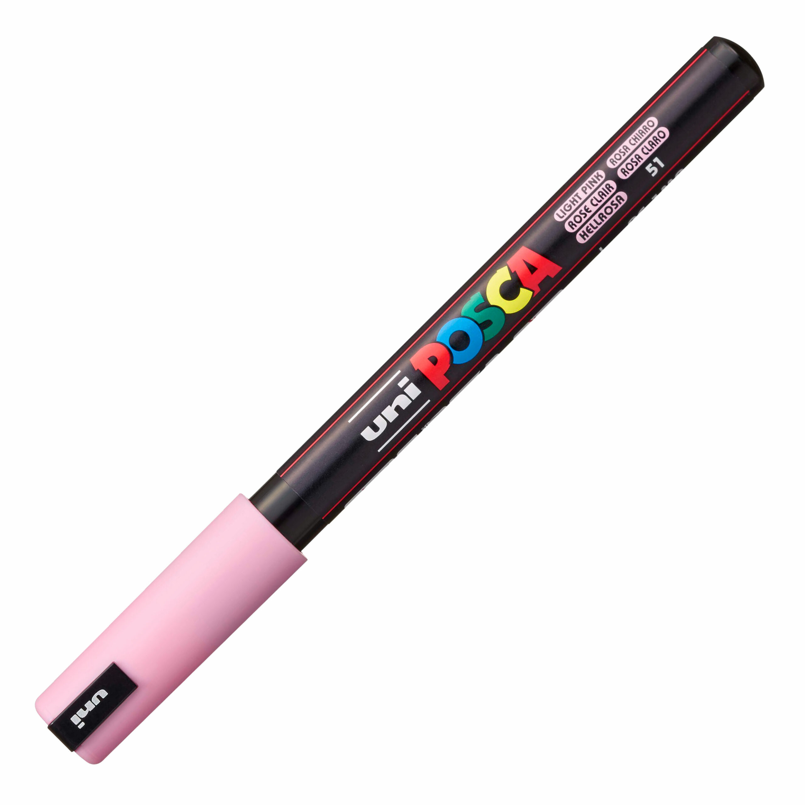 Marcador Permanente Uni Posca Pc-1Mr Extra Fino 0,7Mm Rosa Claro 51 ( Imagem 2 de 2 ) - Preview