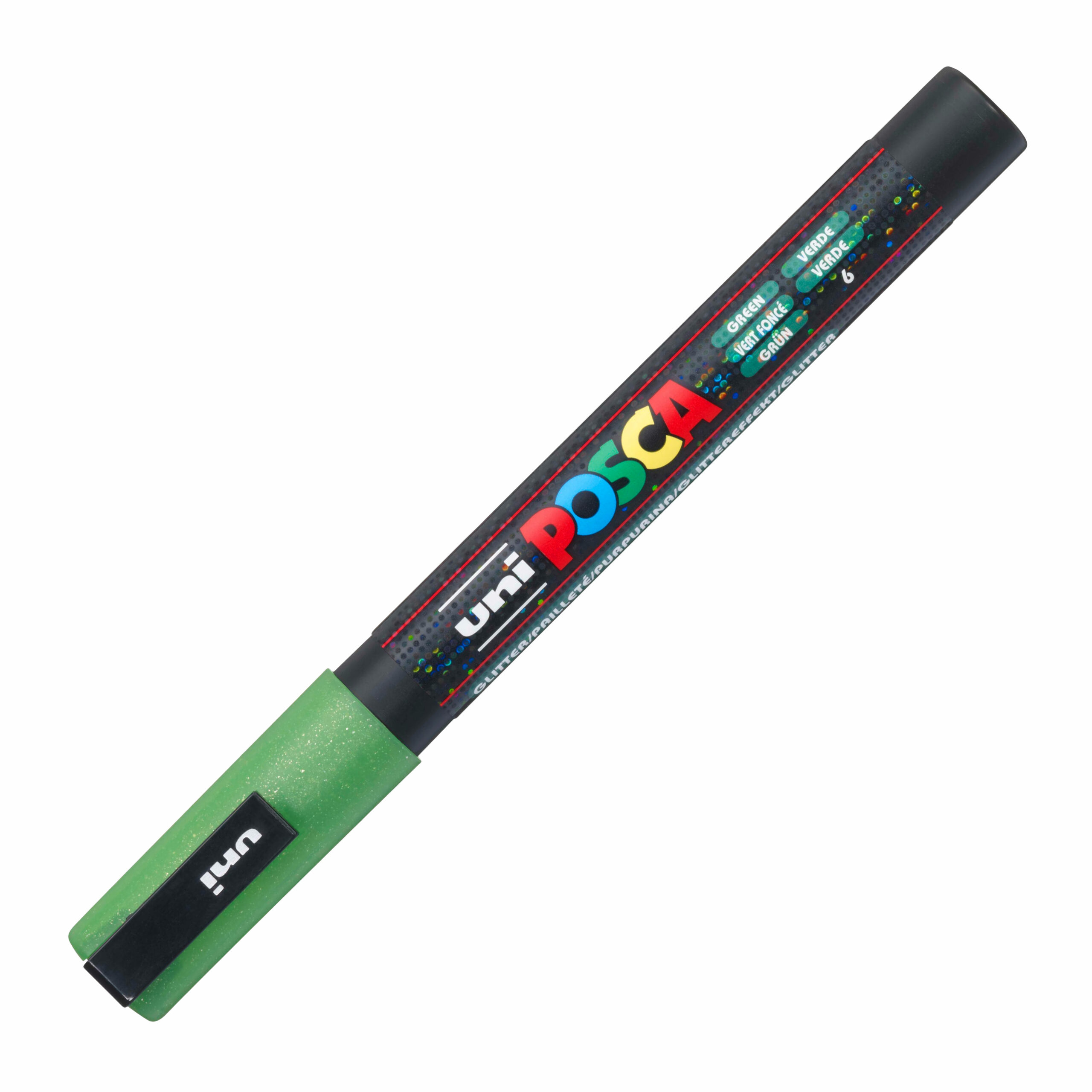 Marcador Permanente Uni Posca Pc-3Ml Fino 0,9-1,3Mm Verde Sparkling ( Imagem 2 de 2 ) - Preview