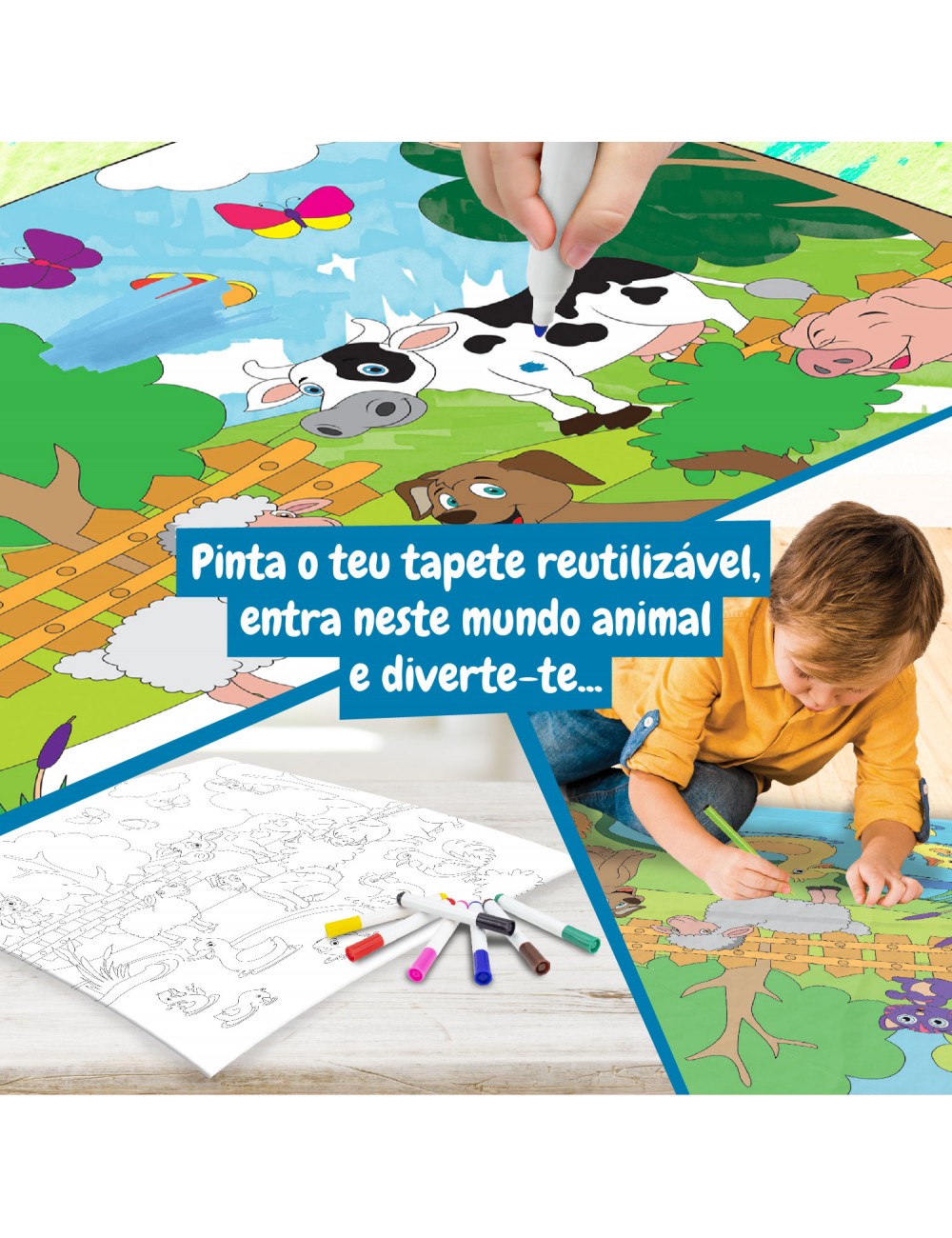 Science4you Tapete para Colorir Animais ( Imagem 4 de 5 ) - Preview