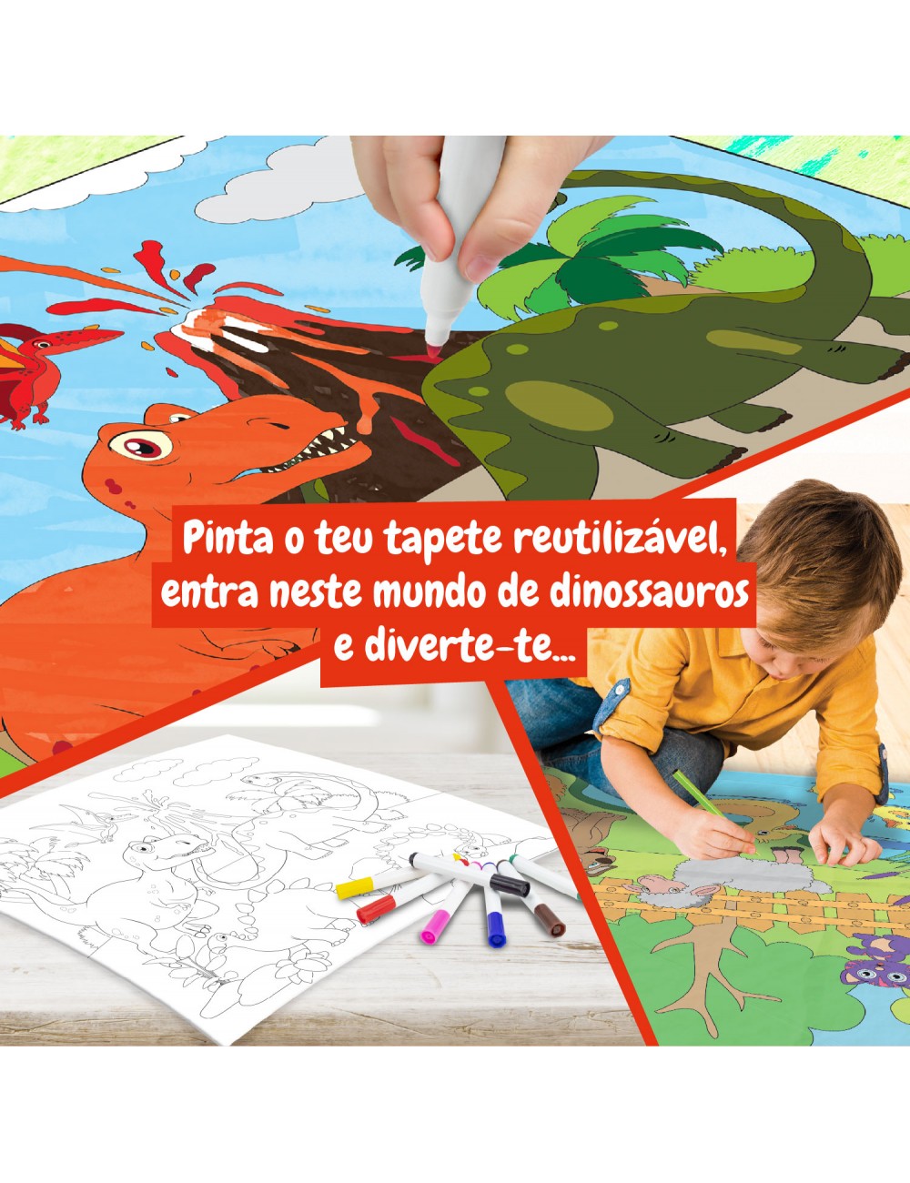 Science4you Tapete para Colorir Dinossauros ( Imagem 4 de 5 ) - Preview