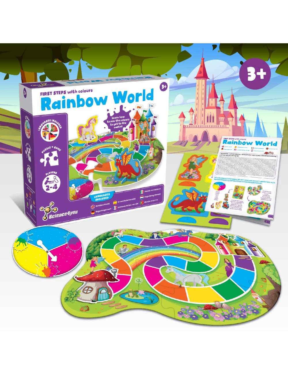 Science4you Puzzle Mundo Arco-Iris: Primeiros Passos com as Cores ( Imagem 2 de 5 ) - Preview