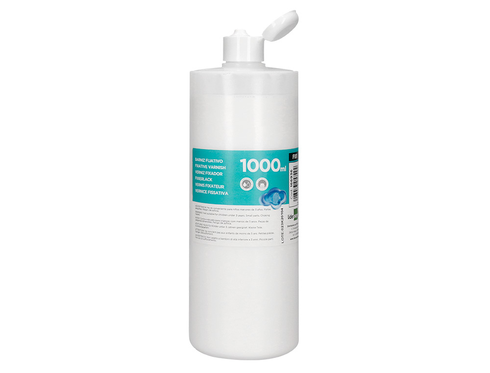 Verniz fixador liderpapel acabamento brilhante frasco de 1000 ml ( Imagem 3 de 9 ) - Preview