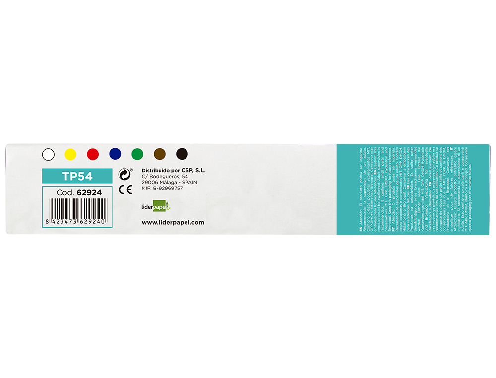 Guache liderpapel escolar 40 ml 7 cores sortidas + pincel ( Imagem 2 de 13 ) - Preview