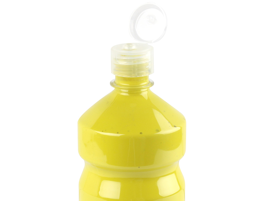 Guache escolar liderpapel 1000 ml amarelo limao ( Imagem 3 de 11 ) - Preview