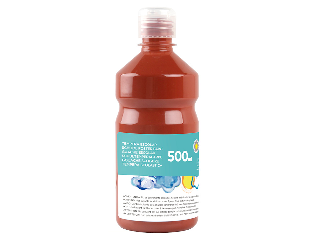 Guache escolar liderpapel 500 ml castanho ( Imagem 2 de 11 ) - Preview