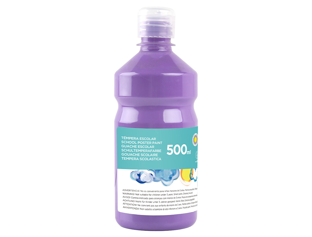 Guache escolar liderpapel 500 ml lilas ( Imagem 2 de 11 ) - Preview