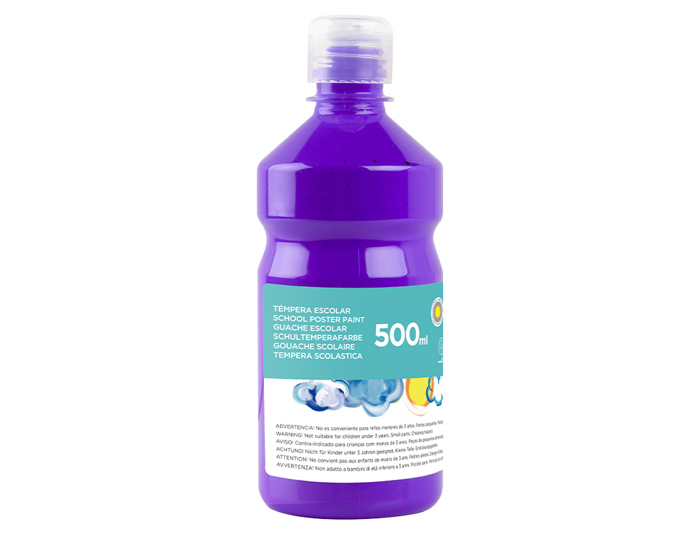 Guache escolar liderpapel 500 ml violeta ( Imagem 2 de 11 ) - Preview