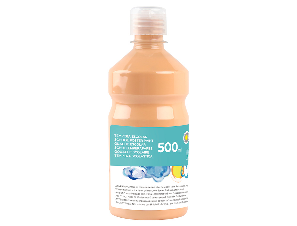 Guache escolar liderpapel 500 ml carne ( Imagem 2 de 11 ) - Preview