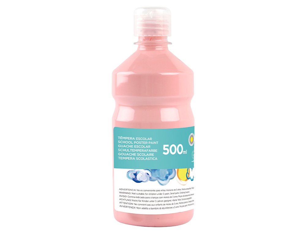 Guache escolar liderpapel 500 ml rosa ( Imagem 2 de 11 ) - Preview