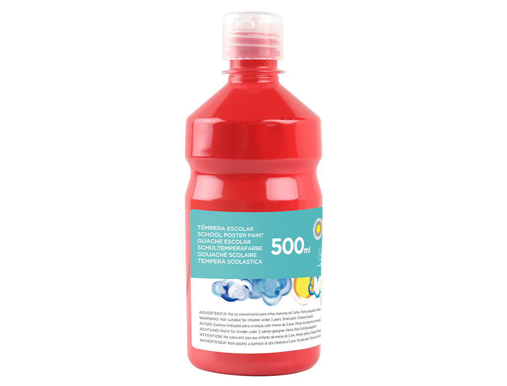 Guache escolar liderpapel 500 ml vermelho ( Imagem 2 de 11 ) - Preview