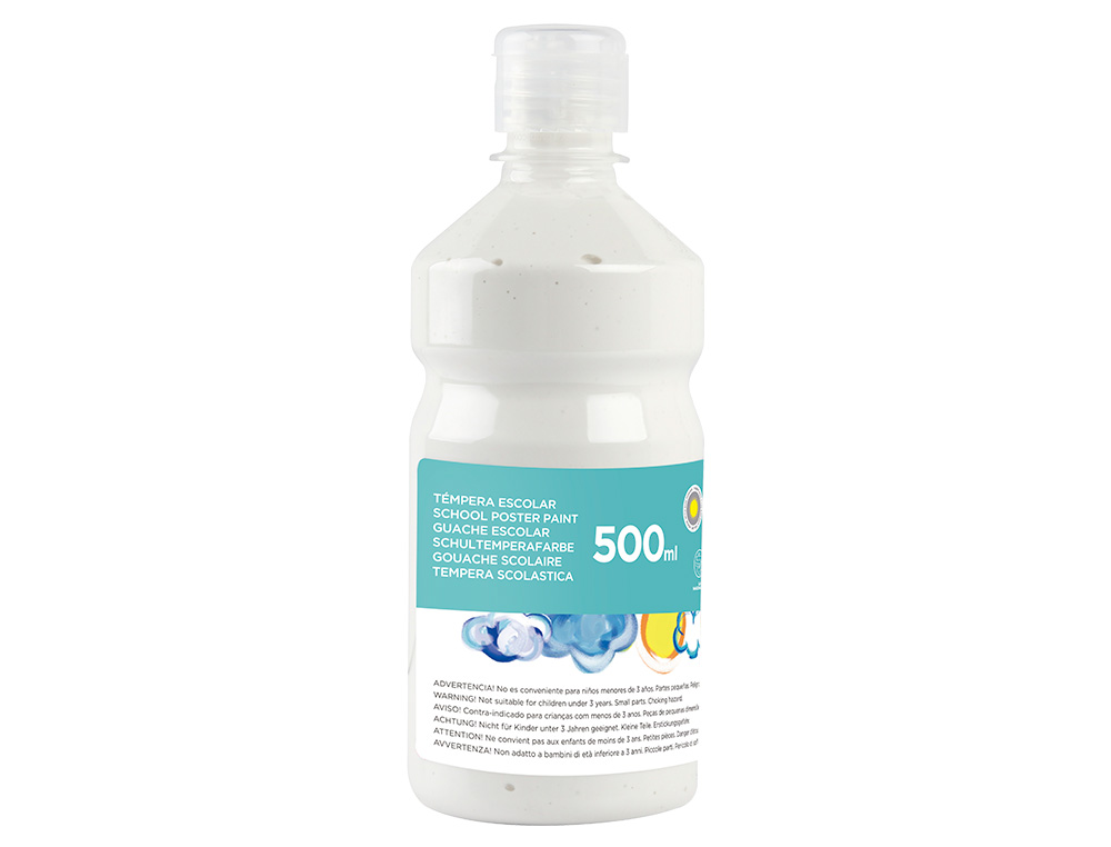 Guache escolar liderpapel 500 ml branco ( Imagem 2 de 11 ) - Preview