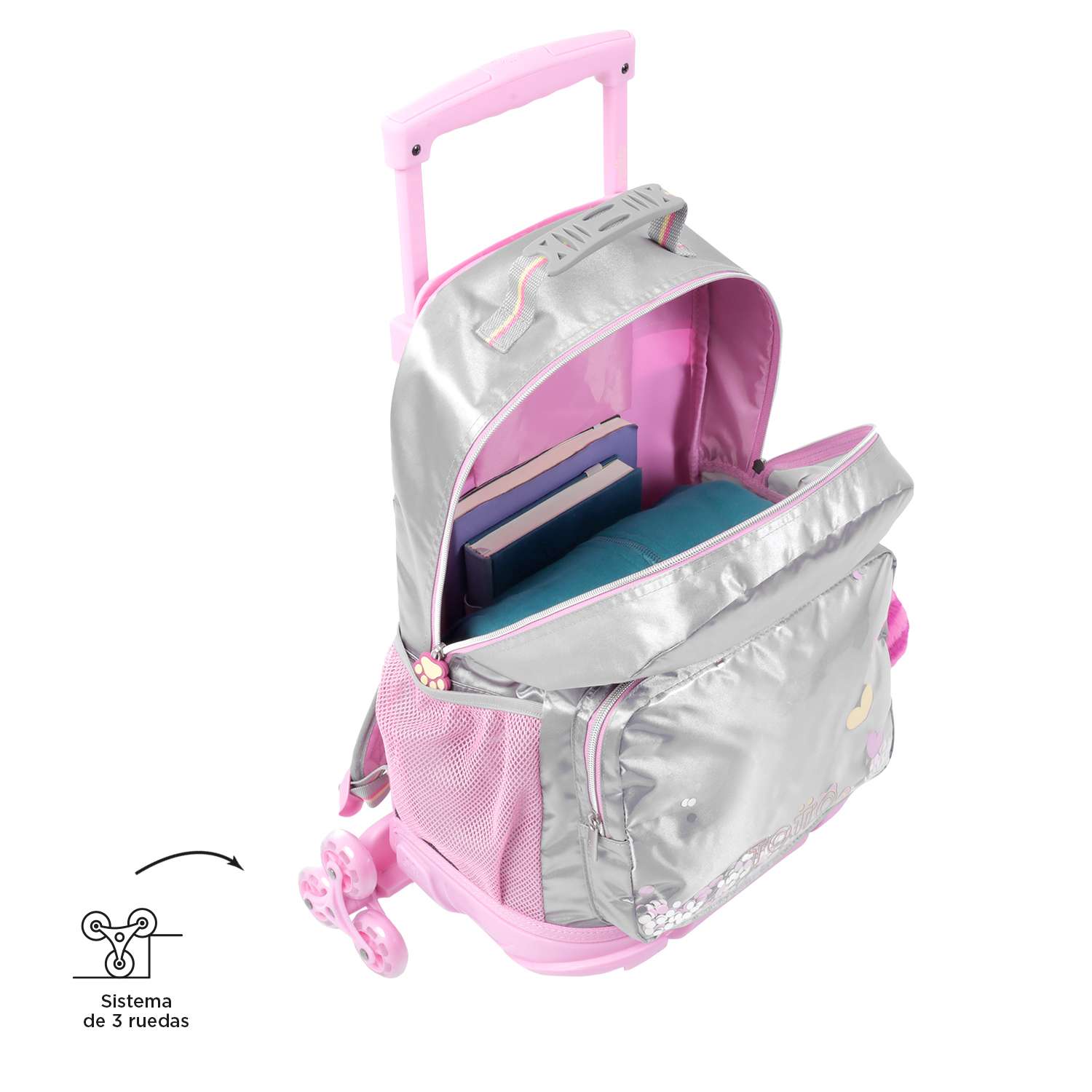 Mochila Totto C/Rodas L 8 a 10 Anos Minimalist G17 ( Imagem 3 de 4 ) - Preview