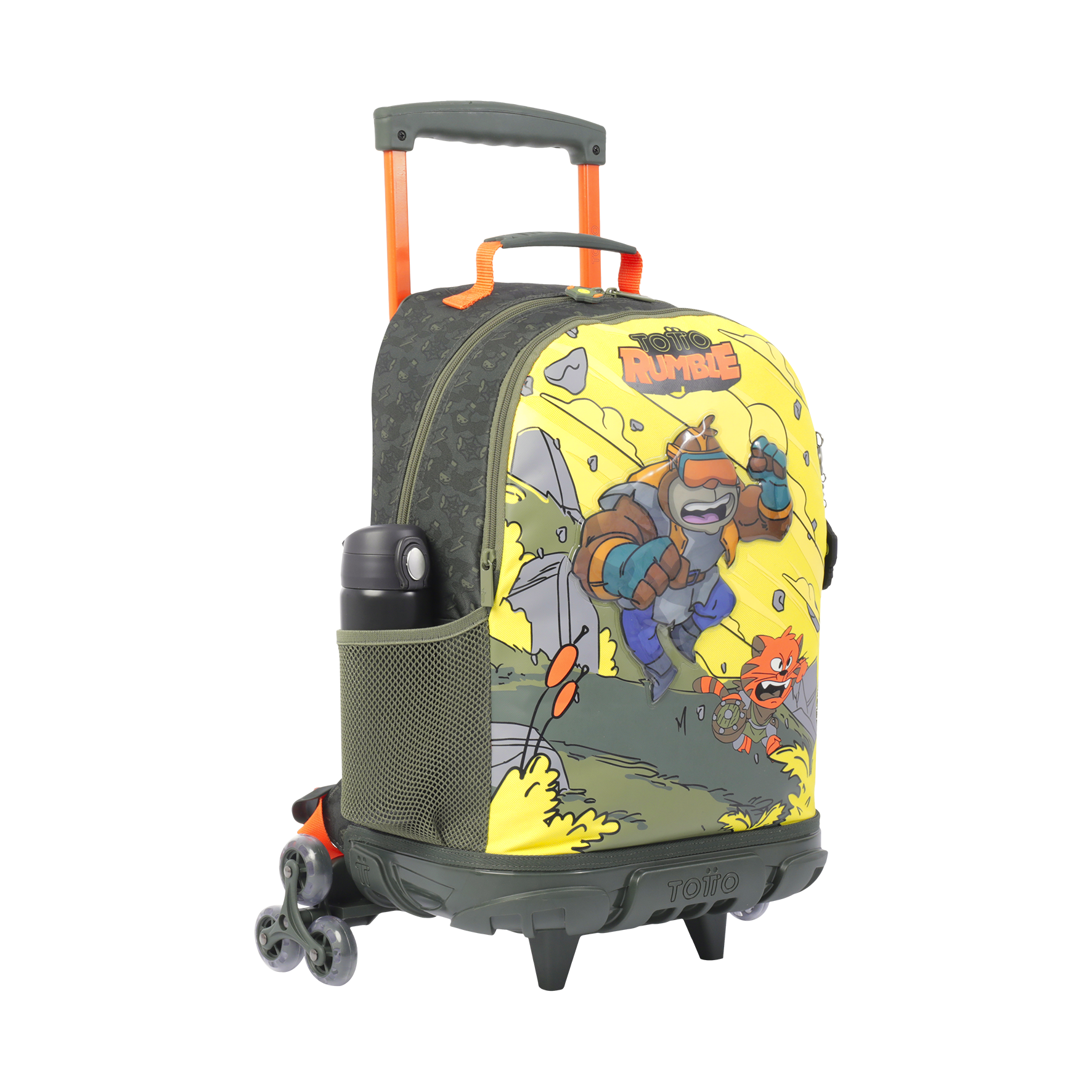 Mochila Totto C/Rodas L 8 a 10 Anos Brawlmaster 4dj ( Imagem 2 de 4 ) - Preview