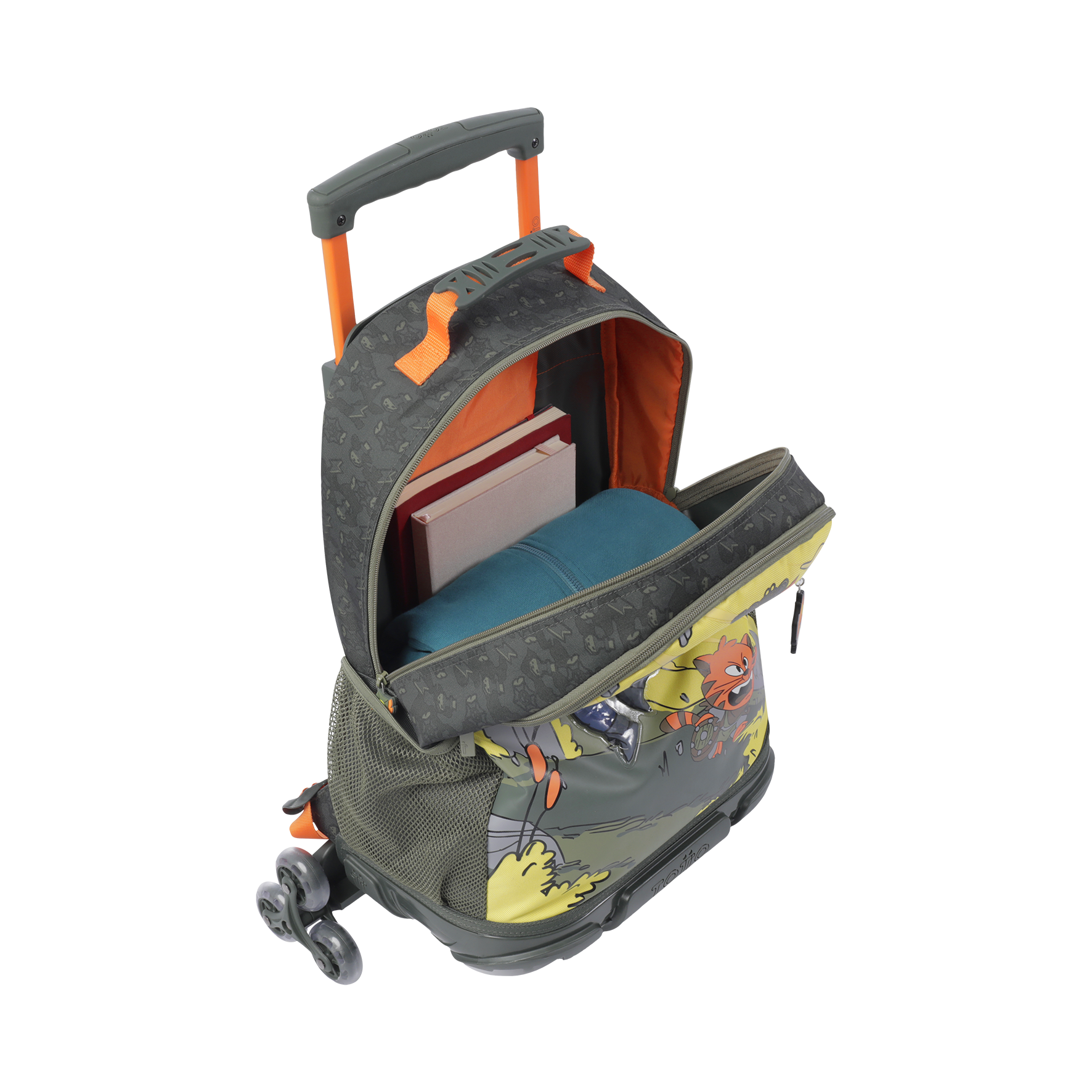 Mochila Totto C/Rodas L 8 a 10 Anos Brawlmaster 4dj ( Imagem 3 de 4 ) - Preview