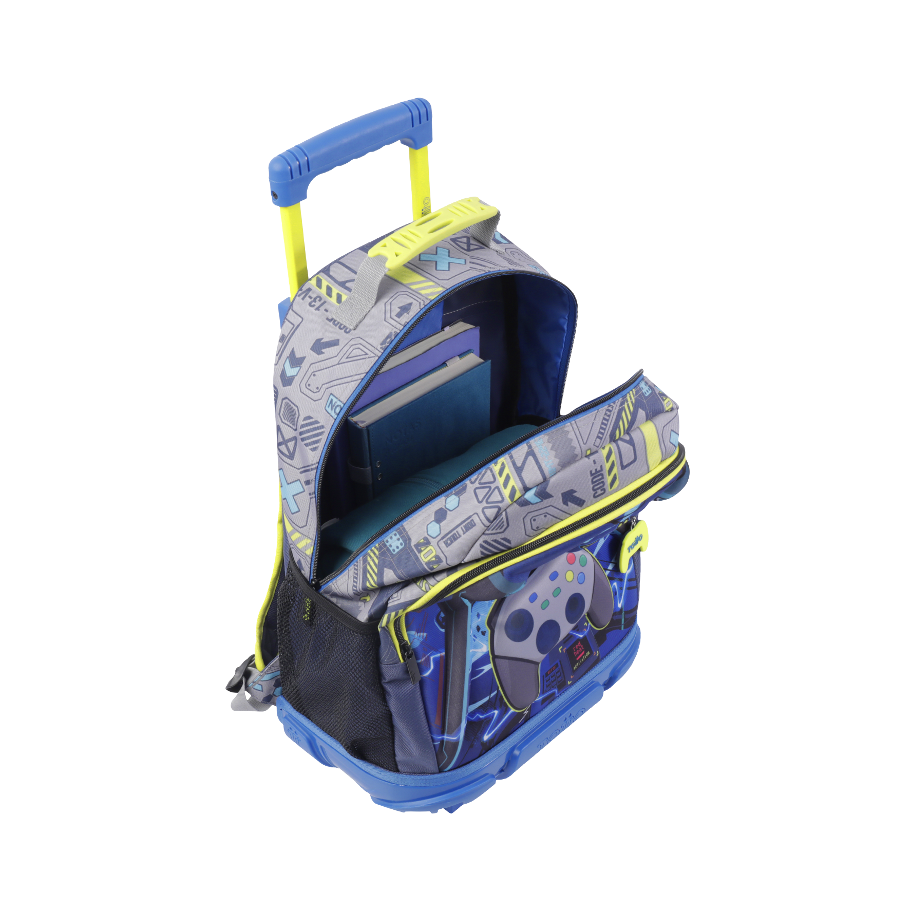 Mochila Totto C/Rodas L 8 a 10 Anos Monark 4yi ( Imagem 3 de 4 ) - Preview