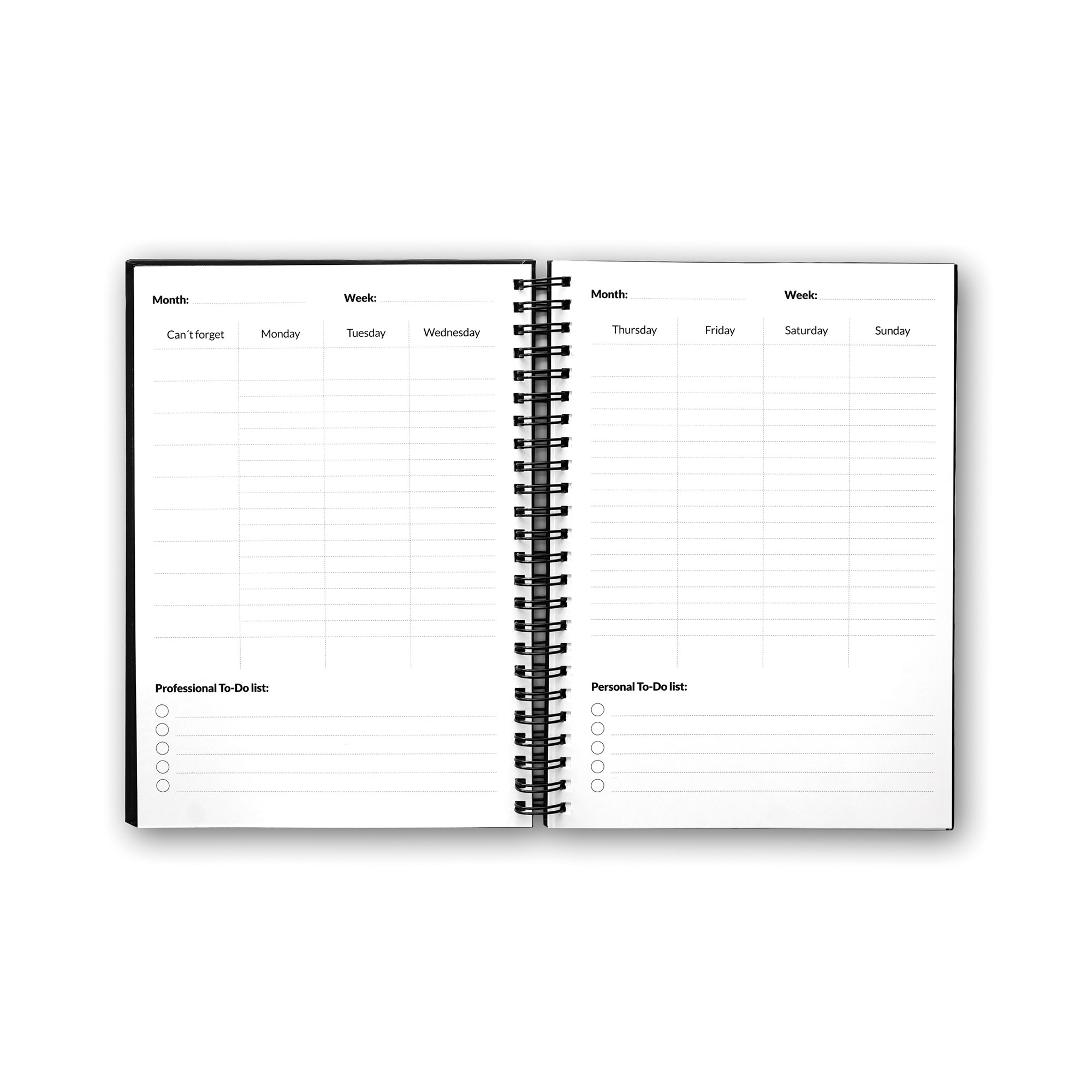 Infinitebook Planner A5 Preto ( Imagem 2 de 4 ) - Preview